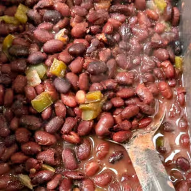 Frijoles Guisados / Whole Stewed Beans.
